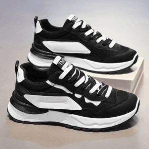 Leather-Mesh and Breathable Interior Sneakers